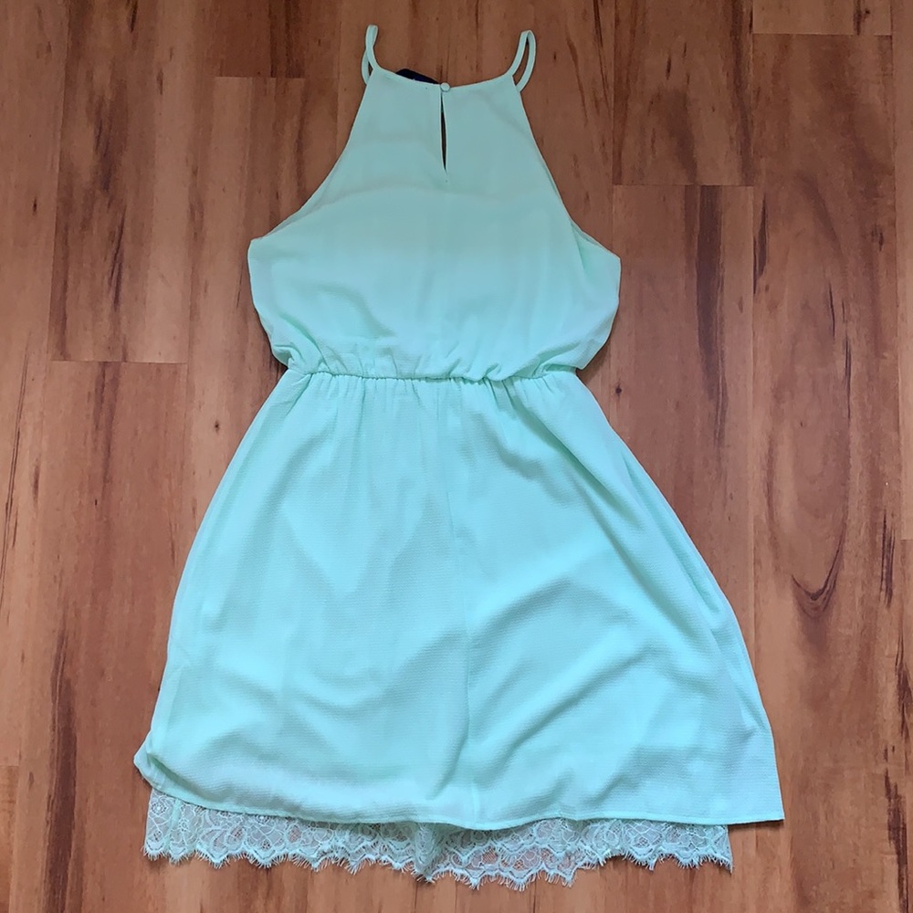NWOT | Blue Rain | Mint Green Dress - Picture 5 of 7